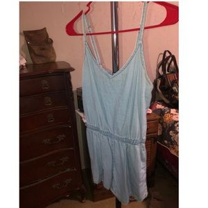 Size small denim romper